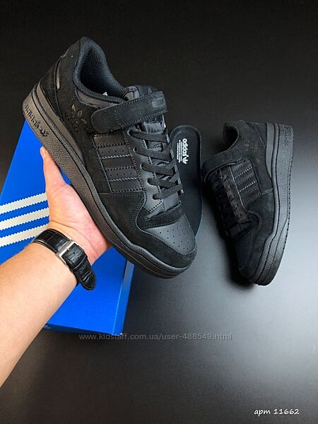 Кросівки чоловічі Adidas Forum Low, чорні