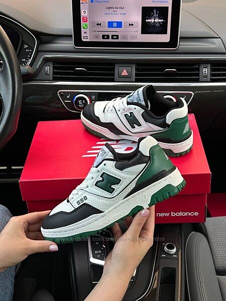 Кросівки жіночі New Balance 550, шкіра 36-40р