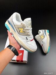 Кросівки чоловічі New Balance 550, білий з жовтим