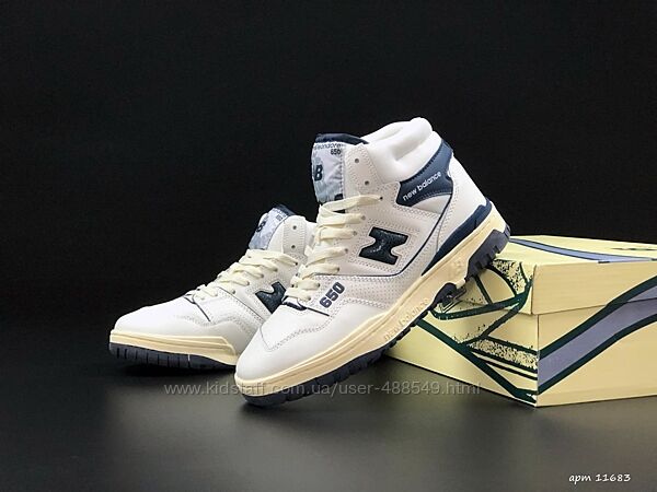 Кросівки чоловічі високі New Balance 650, шкіра 
