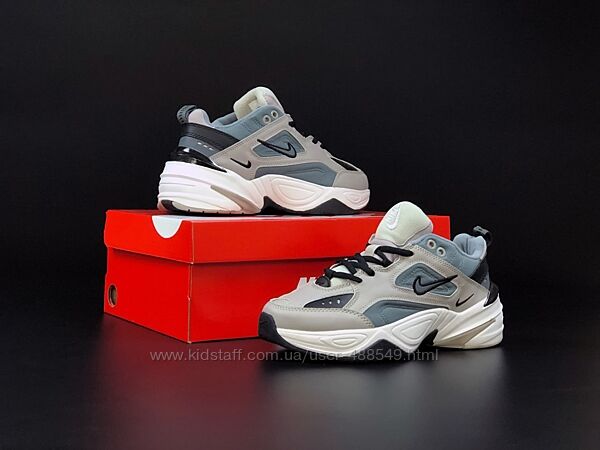 Кросівки жіночі Nike M2k Tekno, сірі, 36-41р