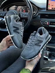 Кросівки жіночі New Balance 574 Premium gray, замша