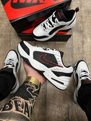 Кросівки чоловічі Nike Air Monarch, білі з чорним