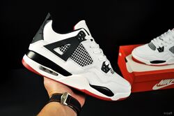 Кросівки чоловічі Nike Air Jordan Retro 4 white