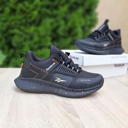 Кросівки чоловічі Reebok ZIG чорні з оранжевим