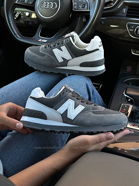 Кросівки жіночі New Balance 574 Grey white 