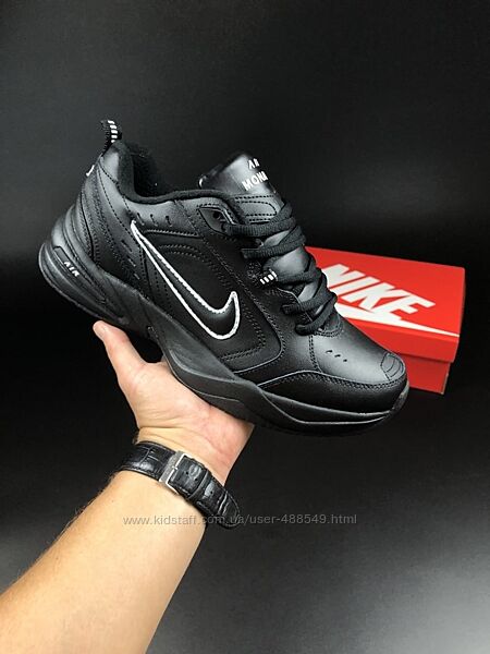 Зимові кросівки термо Nike Air Monarch black