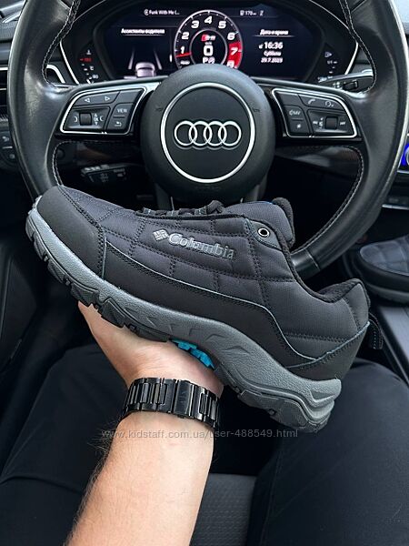 Зимові кросівки Columb1a Firecamp Fleece  black grey blue