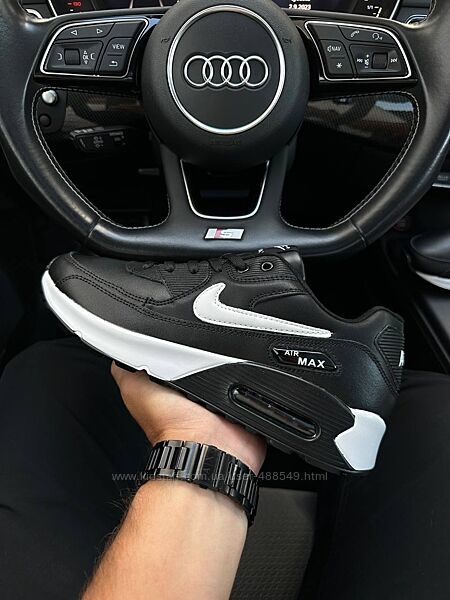 Кросівки чоловічі Nike Air Max 90 black white