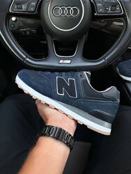 Кросівки чоловічі New Balance 574 Dark Blue натур замша