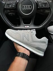 Кросівки чоловічі New Balance 574 Light Grey натур замша