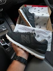Кросівки чоловічі New Balance 574 Grey натур замша