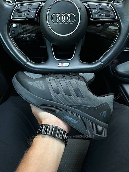 Зимові чоловічі кросівки Adidas Cloudfoam Termo Grey  на флісі