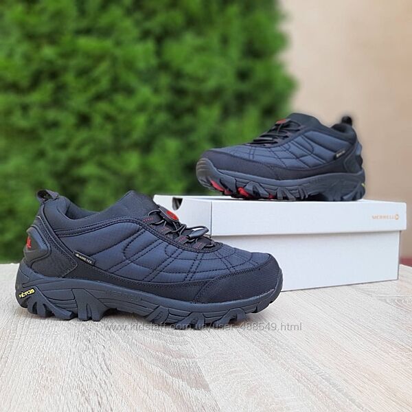 Зимові чоловічі Merrell Ice Cup Moc ІІІ чорні з червоним