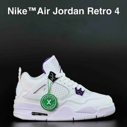 Кросівки жіночі Nike Air Jordan 4 Retro white