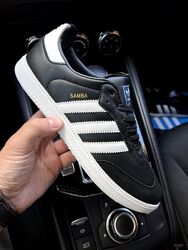 Кросівки чоловічі Adidas Samba black white