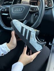 Кросівки жіночі замша Adidas Originals Gazelle Gray Black