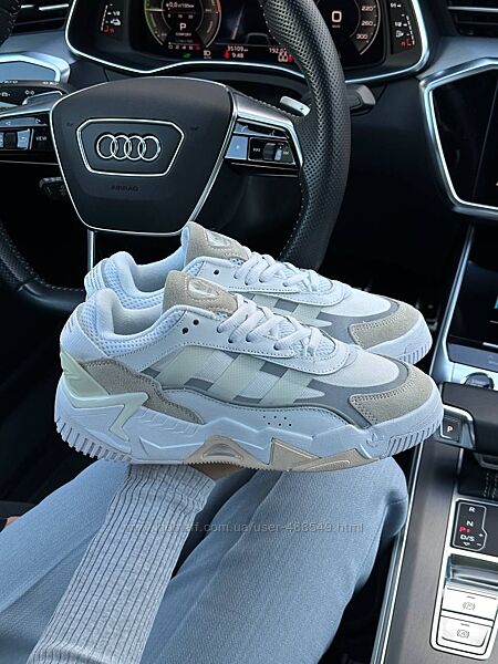 Кросівки жіночі Adidas Originals Niteball ll White grey