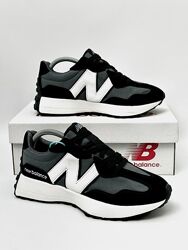 Кросівки чоловічі New Balance 327 чорні з сірим