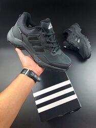 Зимові чоловічі кросівки Adidas Terrex  Gore-Tex чорні, на флісі