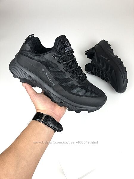 Зимові чоловічі кросівки термо Columb1a black