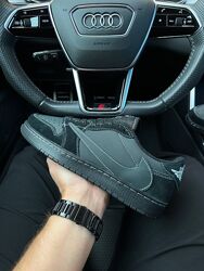 Кросівки чоловічі на флісі Nike Air Jordan 1 Low TS OG Travis Scott Black P