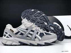 Зимові чоловічі кросівки термо Asics Gel Sonoma,  сірі з синім