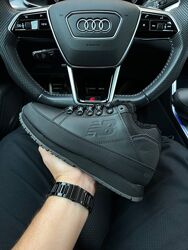 Зимові чоловічі черевики New Balance 754 Black Fur, з хутром