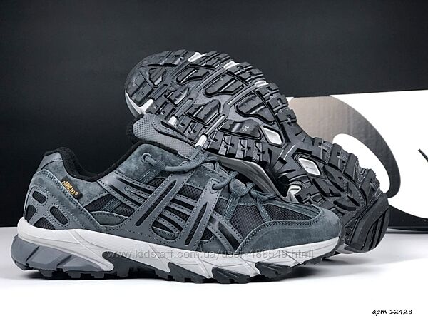 Зимові чоловічі кросівки термо Asics Gel Sonoma, темно сірі