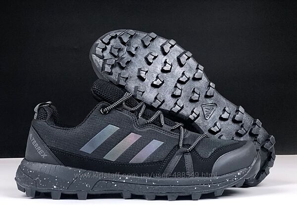 Зимові чоловічі кросівки термо Adidas Terrex чорні