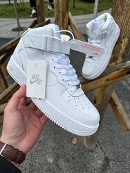 Зимові чоловічі кросівки Nike Air Force Winter , білі