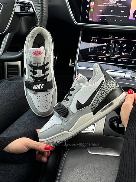 Кросівки Nike Air Jordan Legasy 312 Low gray black