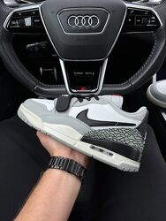 Кросівки чоловічі Nike Air Jordan Legacy 312 Low grey white black