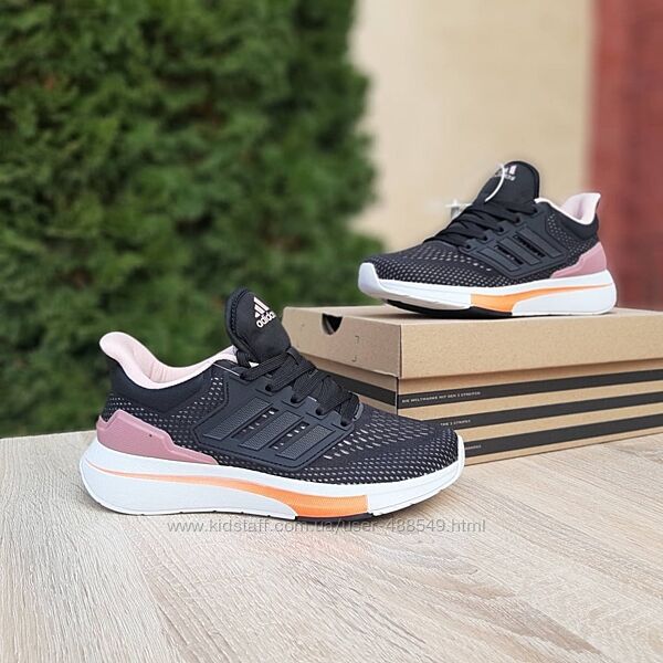 Кросівки жіночі Adidas EQ21 Run black pink