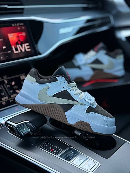 Кросівки чоловічі Nike Air Jordan x Travis Scott Cut The Check  white bro