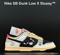 Кросівки чоловічі Nike SB Dunk Low Suzuki Ninja RG500 бежеві, шкіра