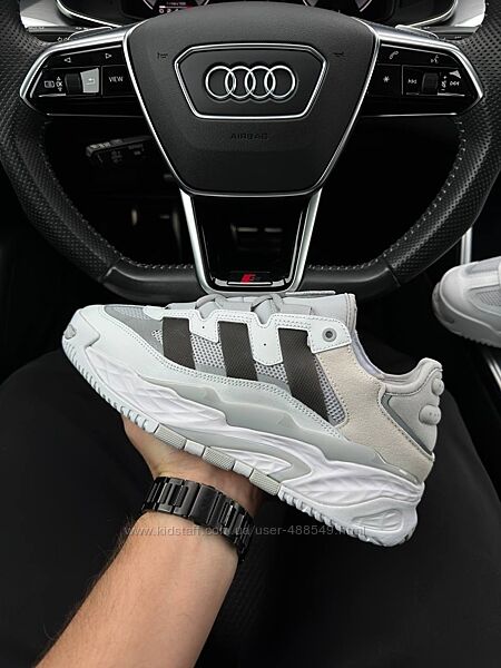 Кросівки чоловічі Adidas Originals Niteball White gray 