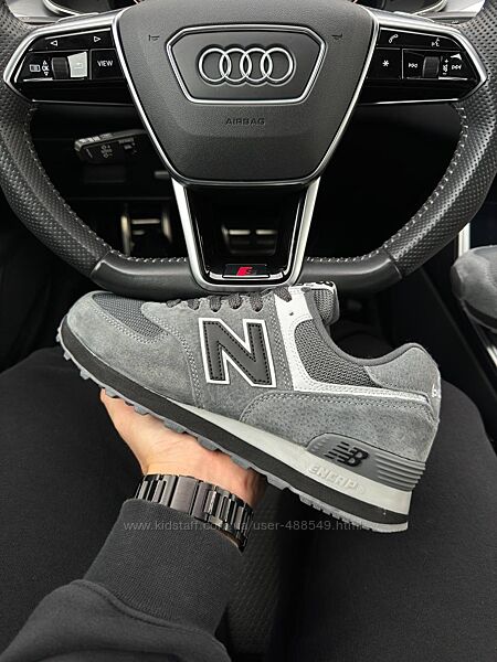 Кросівки чоловічі New Balance 574 Dark Gray Reflective 