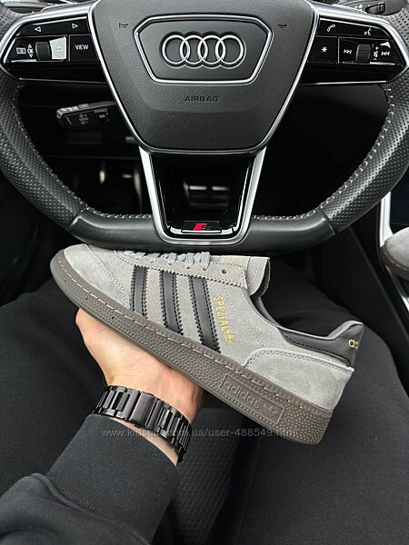 Кросівки чоловічі Adidas Spezial Gray Black 