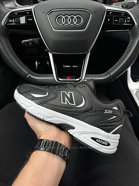 Кросівки чоловічі New Balance 530 Black white