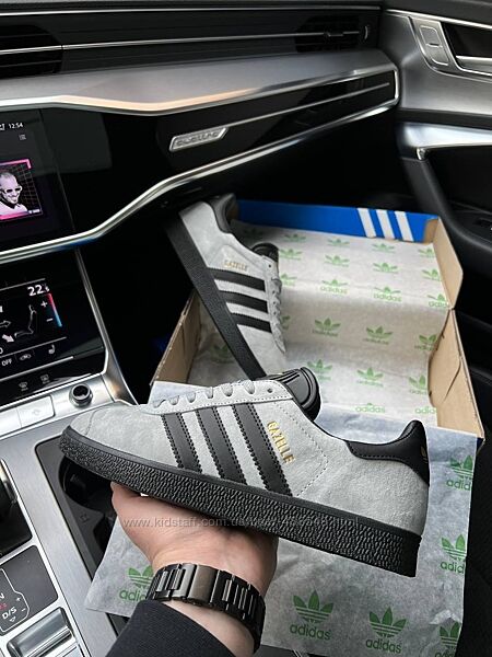 Кросівки чоловічі Adidas Originals Gazelle gray black