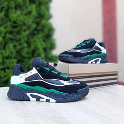 Кросівки Adidas Niteball ІІ чорні з зеленим, 36-41