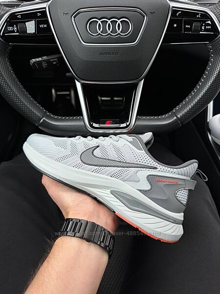 Кросівки чоловічі Nike Winflo Light Grey, сітка/текстиль