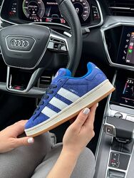 Кросівки жіночі Adidas Campus blue, замша