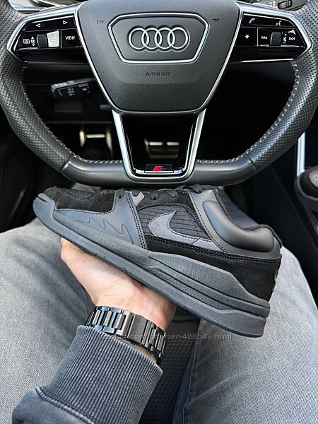 Кросівки чоловічі Nike Air Jordan 90 Black, шкіра