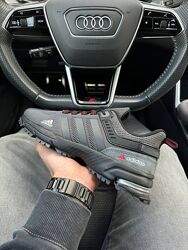 Кросівки чоловічі Adidas Marathon Gray black, сітка, 41-46р