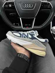 Кросівки чоловічі New Balance 990V6 Gray White Navy