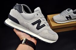 Кросівки чоловічі New Balance 574 Gray, замша/текстиль