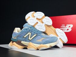 Кросівки жіночі New Balance 9060 blue, замш/текстиль