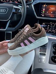 Кросівки жіночі Adidas Originals Campus x Bad Bunny brown pink